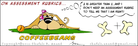 Training Learning Cartoon Humor - Coffeebeans does not need the Assessment Rubric
