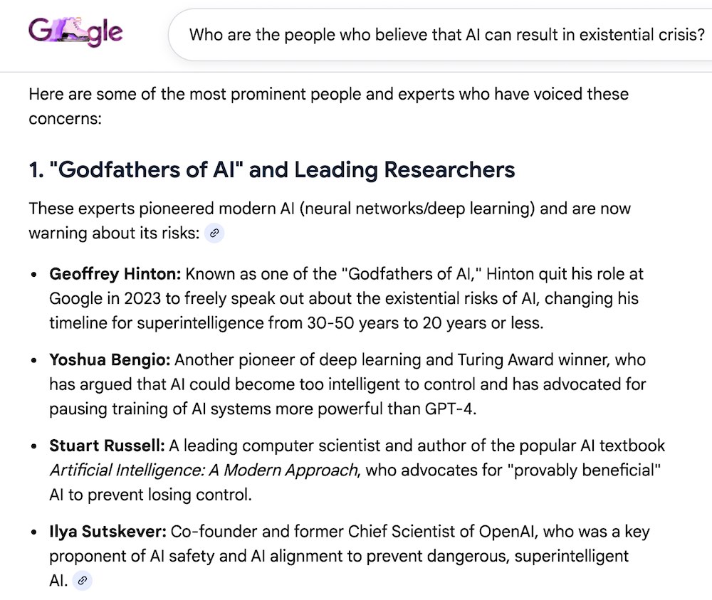 Geoffrey Hinton, Yoshua Bengio, Stuart Russell, Ilya Sutskever